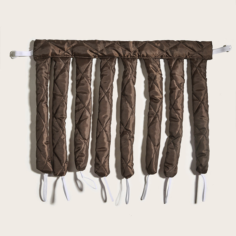Heatless curling headband detail