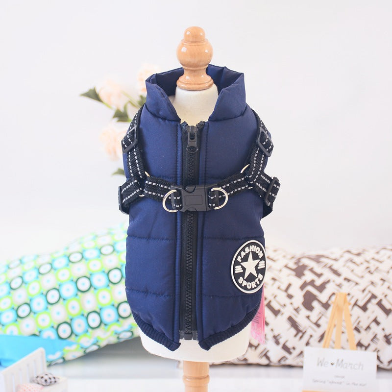Blue dog coat
