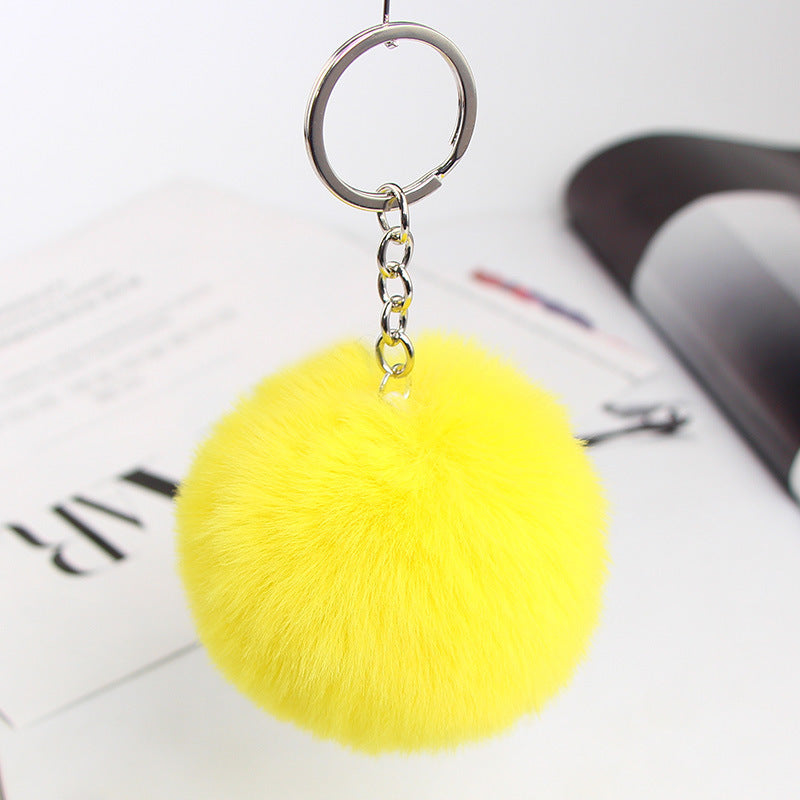 DYVIRA CloudSoft faux-fur bag charm
