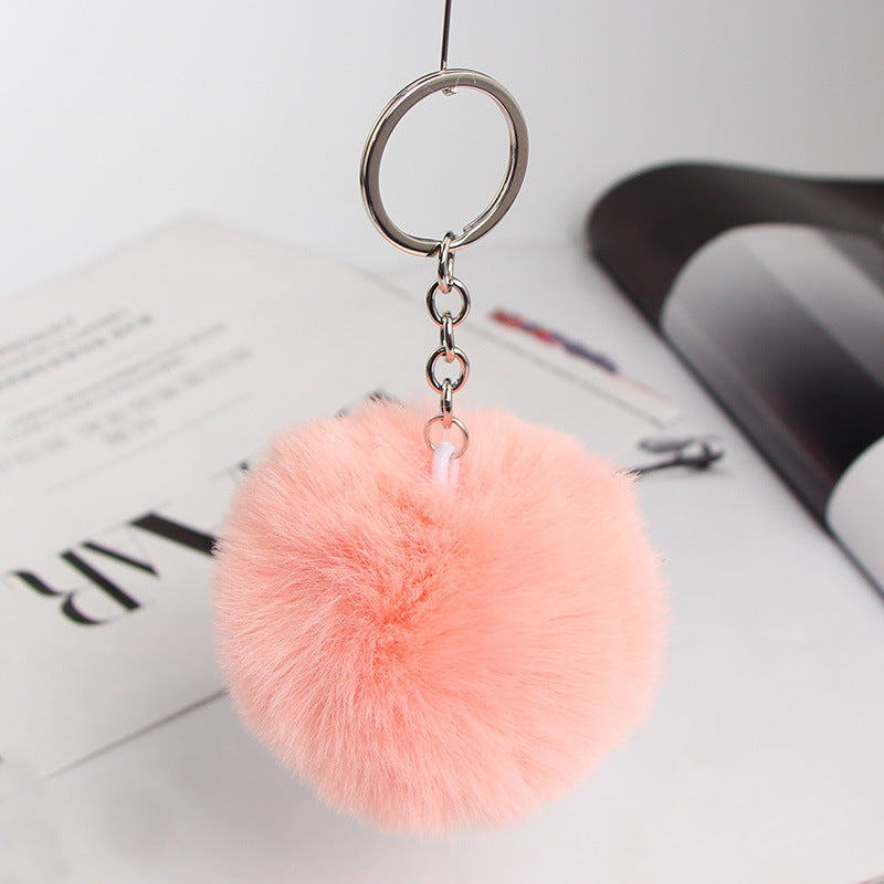 Pink bag charm