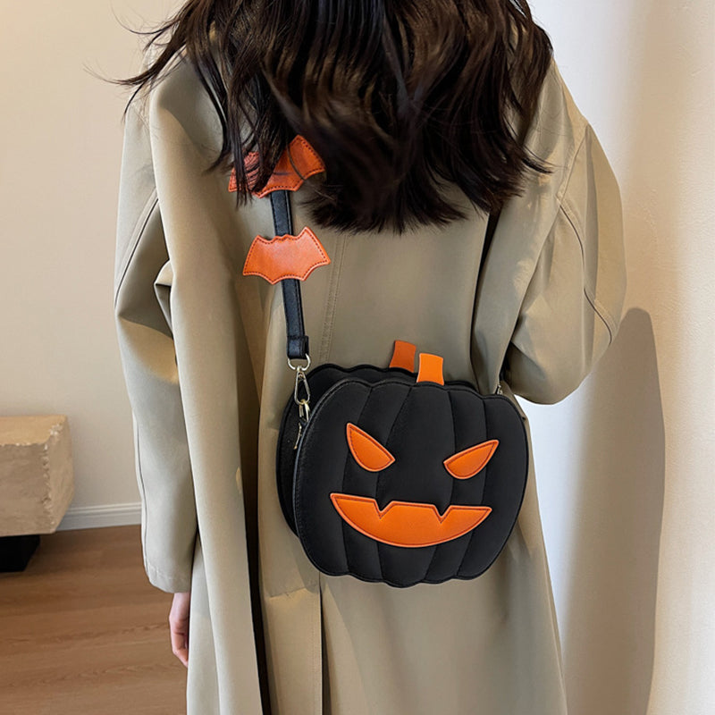 Halloween pumpkin crossbody bag