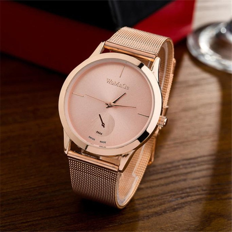 DYVIRA Minimalist Mesh Quartz Watch — supplier image 2