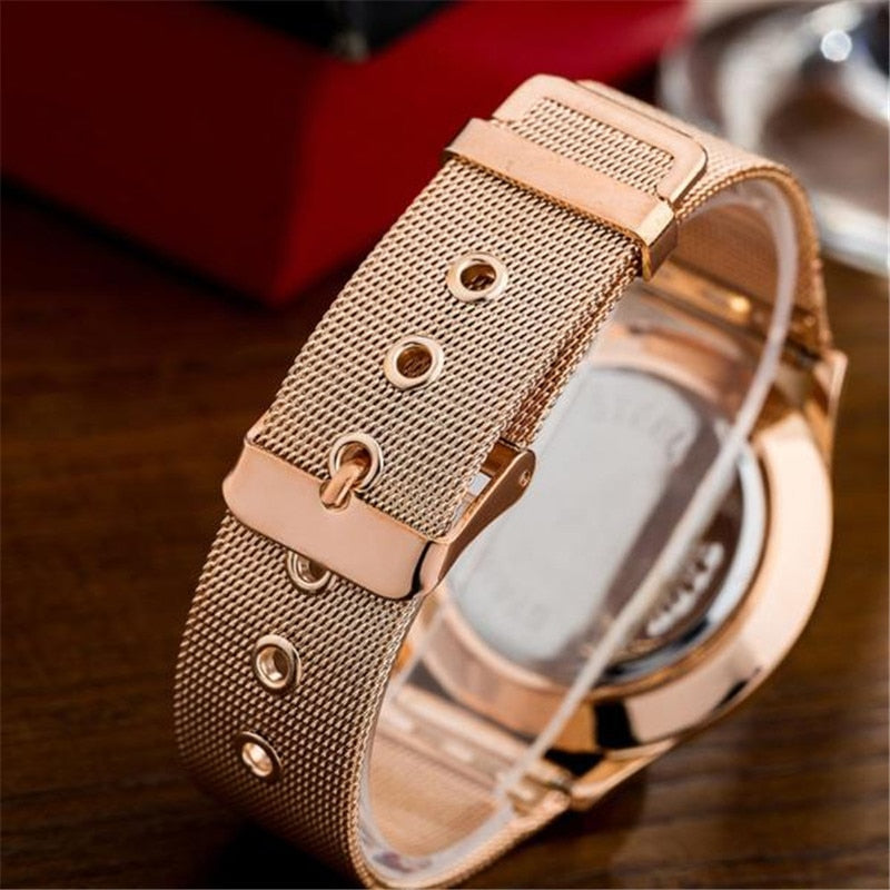 DYVIRA Minimalist Mesh Quartz Watch — supplier image 4